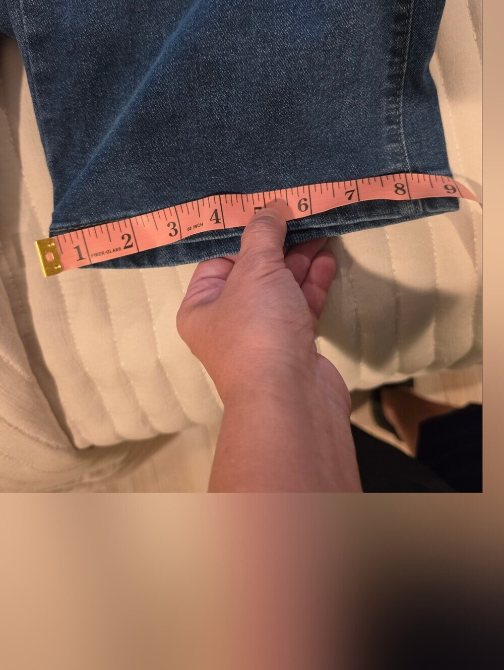 Straight Leg Relaxed Maternity Jeans - Picture 3 of 8